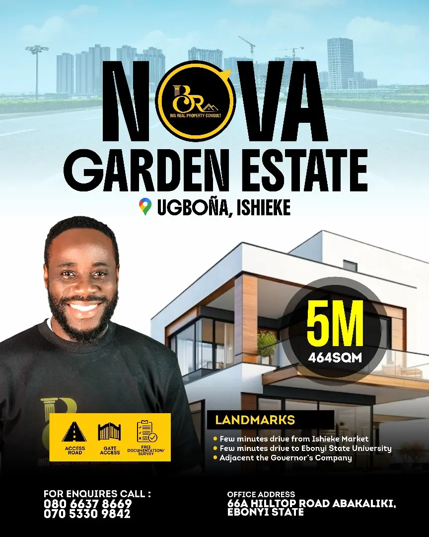 NOVA GARDEN ESTATE UGBOÑA, ISHIEKE